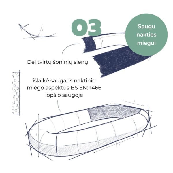 Purflo® Sleep Tight kūdikio lovytė purflo kūdikio lovelė Purflo lovytė saugi kvėpuojantis gultukas mylu.lt Purflo gultukas saugus kūdikio miegas saugus naujagimio miegas saugi miego aplinka