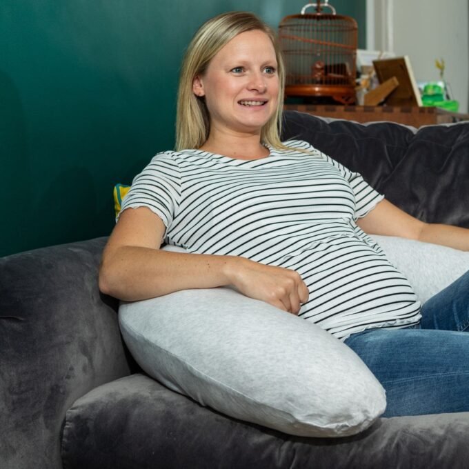 Purflo® kvėpuojanti nėštumo ir žindymo pagalvė Purflo nėštumo pagalvė Purflo žindymo pagalvė nėštumui
