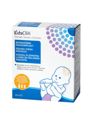 KidsClin® Serumas ir kūdikių pleiskanų luobelės šalinimo rinkinys 3in1, 30 ml Trimb Mylu.lt kosmetika kūdikiams kūdikio priežiūra naujagimio priežiūra kūdikių saborėjimis dermatitas sausa oda
