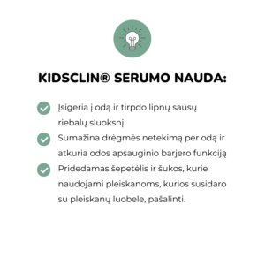 KidsClin® Serumas ir kūdikių pleiskanų luobelės šalinimo rinkinys 3in1, 30 ml Trimb Mylu.lt kosmetika kūdikiams kūdikio priežiūra naujagimio priežiūra kūdikių saborėjimis dermatitas sausa oda