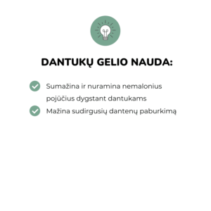 Multi-Mam BabyDent gelis dygstantiems dantukams, 15 ml kūdikių kosmetika priemonės nuo dygstančių dantų skausmo pagalba kūdikiams dantų skausmo malšinimas Mylu.lt kosmetika priežiūros priemonė