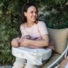 My breast friend žindymo pagalvė kūdikio žindymas pagalba žindymui kaip žindyti kūdikį specialistų rekomenduoajma žindymo pagalvė Mylu.lt produktai žindymui geriausia žindymui ekologiška medvilnė