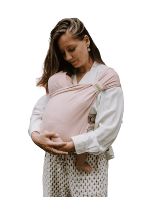 Boba Bliss nešioklė rausva sertifikuota nešioklė patogi nešioklė sveika klubams nešioklė žindymas su nešiokle Mylu.lt kūdikių nešiojimas