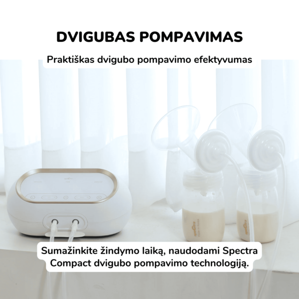 Spectra Dual Compact pientraukis Spectra prientraukis Mylu.lt patarimai žindymui pieno nutraukimas pagalba žindymui