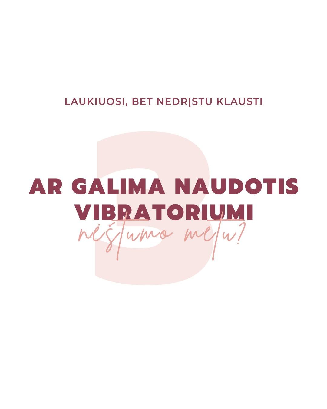 VIBRATORIAI IR NĖŠTUMAS – SUDERINAMA? Ar galime vibratoriams laukiantis uždėgti žalią šviesą? Medicinos gydytoja, akušerijos ir ginekologijos rezidentė Mantilė Vilkė iš @nepirmaskartas sako:
Taip – juos vis dar galima pasitelkti, jei naudojama saikingai ir ne per agresyviai. Vaisiui tai tikrai nepakens, nes vibratoriai nesiekia gimdos, pats vaisius yra saugiai joje „supakuotas“.😉
Artėja pasimatymas su kūdikiu? Viską apie pasiruošimą gimdymui galite išgirsti naujame Mantilės seminare „Pasiruošimas gimdymui ir gimdymas", kurį galite rasti www.mylu.lt!
#mylu #mylult #vibratoriai #nestukesklausimai #motinyste #laukiuosi #pasiruosimasgimdymui #gimdymas #pagalbamamai #tėvystė #motinystė #vaikas #kudikis #vaikas #vaikai #tetis #mama #mylultseminarai #Nėštukėms #Nėštumas #laukiuosi