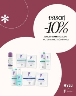 Kūdikis jau čia. 💛 Viskas sukasi apie jį. O mes tyliai primename – mama irgi svarbi.
Vasaris Mylu.lt yra skirtas sklandžiam gimdymo pasiruošimui – be skubėjimo, be spaudimo, su daug švelnumo. ✨
Visą mėnesį gaukite –10 % nuolaidą Multi-Mam ir Multi-Gyn mamos higienos prekėms, kurios padeda:
🌷 jaustis švariai ir komfortiškai jautriausiose vietose
🌷 palaikyti natūralų gijimą po gimdymo
🌷 pasirūpinti savimi net tada, kai visas dėmesys – mažyliui
Nes atsistatymas po gimdymo – ne prabanga. Tai būtinybė ir meilės sau forma. 🤍
👉 Atraskite mamos higienos prekes su –10 % nuolaida visą vasarį www.mylu.lt
Prekių kiekis ribotas. Pasiūlymas galioja iki 02.28.
#MyluMama #PoGimdymo #MamaIrgiSvarbi #MamosHigiena #AtsistatymasPoGimdymo #SvelniPrieziura #MyluLt #MultiMam #MultiGyn #TrimbLietuva