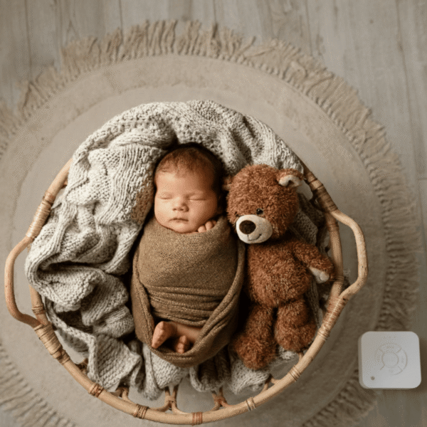 Bevielis baltas triukšmas baltasis triukšmas baltojo tirukšmo aparatas kūdikio miego aplinka kūdikio miegas naujagimio miegas vaiko miegas kokybiškas miegas saugi miego aplinka