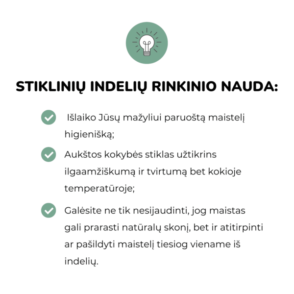 Beaba stiklinių indelių rinkinys (150 ir 250 ml) primaitinimas vaiko mityba maisto ruošimas kūdikiui maisto vaikams gaminimas