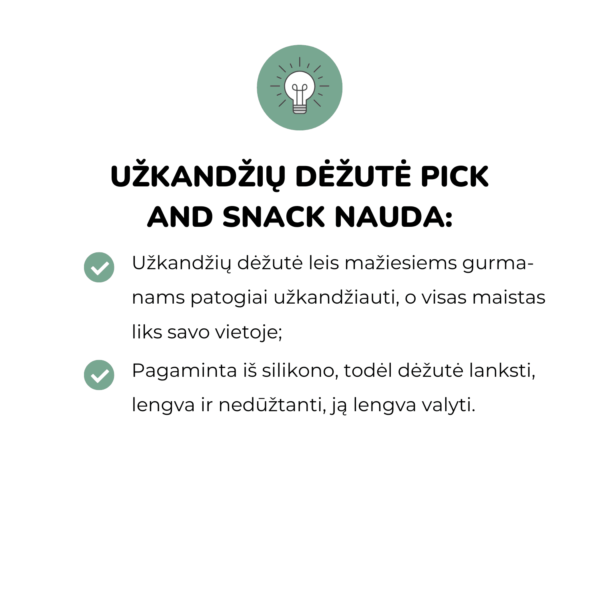 Beaba silikoninė užkandžių dėžutė vaikų maitinimas kūdikio primaitinimas vaikų mityba keliaujant maitinimas išvykose dėžutė Beaba pietų dėžutė