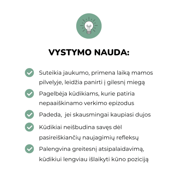 Love to dream™ miegmaišis 2 etapas - su nuimamomis rankovėmis (2.5 TOG) (6-8,5 kg) M dydis miegmaišis kūdikiui kūdikio miegmaišis kūdikio miegas