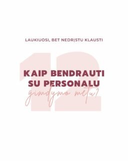 AR GALIU KLAUSTI? Gimdymo metu klausti yra visiškai normalu! Jūs turite visą teisę žinoti, kas daroma su jūsų kūnu. Tik dažnai mamos nedrįsta to daryti: „O kas, jei supyks? Jei atrodysiu įkyri?“ Bet juk kalbame apie jūsų kūną ir jūsų patirtį – turite teisę išsiaiškinti, kas vyksta.
🤰Į dvyliktąjį įrašų serijos „Laukiuosi, bet nedrįstu klausti“ klausimą atsako medicinos gydytoja, akušerijos ir ginekologijos rezidentė Mantilė Vilkė @nepirmaskartas 
✨ Svarbiausia – nebijoti klausti, bet ir ateiti ne „kariauti“, o bendradarbiauti.
💛 Šilta, maloni atmosfera gimdymo palatoje sukuria visai kitą patirtį – ją pajunta visi: ir mama, ir partneris, ir personalas.
🙌 Taigi, jei kas neaišku – klauskite drąsiai su pasitikėjimu ir atvirumu.
👉 O kaip jūs – ar jautėte/jaučiatės, kad galima drąsiai klausti gimdymo metu?
Atkeliauja gimdymas? Viską galite išgirsti Mantilės seminare „Pasiruošimas gimdymui ir gimdymas", kurį galite rasti www.mylu.lt!
#mylu #mylult #nestukesklausimai #motinyste #laukiuosi #pasiruosimasgimdymui #gimdymas #pagalbamamai #tėvystė #motinystė #vaikas #kudikis #vaikas #vaikai #tetis #mama #mylultseminarai #Nėštukėms #Nėštumas #laukiuosi