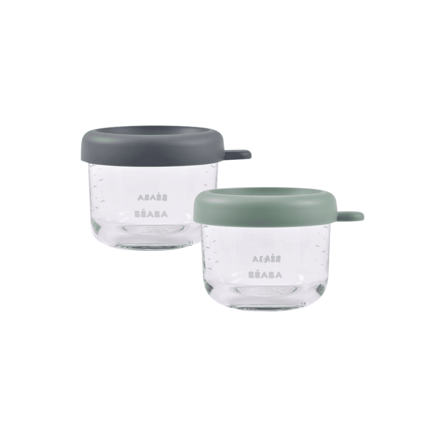 Beaba 2 vnt. stiklinių indelių rinkinys (2 x 150 ml)