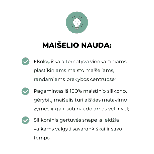 Haakaa silikoninis gėrybių maišelis Happii Bear kūdikių maitinimas kūdikių primaitinimas kūdikio mityba tyrelės Mylu.lt mylu.shop