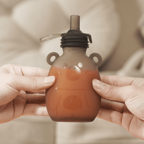 Haakaa silikoninis gėrybių maišelis Happii Bear kūdikių maitinimas kūdikių primaitinimas kūdikio mityba tyrelės Mylu.lt mylu.shop