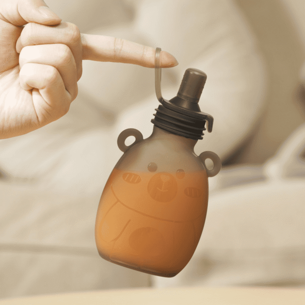 Haakaa silikoninis gėrybių maišelis Happii Bear kūdikių maitinimas kūdikių primaitinimas kūdikio mityba tyrelės Mylu.lt mylu.shop