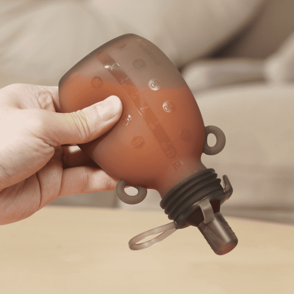 Haakaa silikoninis gėrybių maišelis Happii Bear kūdikių maitinimas kūdikių primaitinimas kūdikio mityba tyrelės Mylu.lt mylu.shop