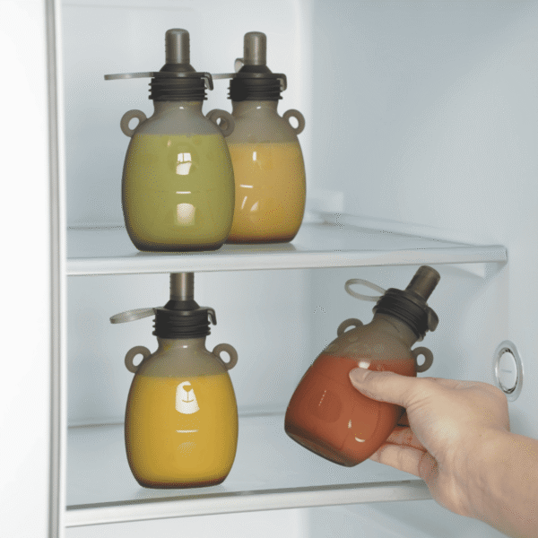 Haakaa silikoninis gėrybių maišelis Happii Bear kūdikių maitinimas kūdikių primaitinimas kūdikio mityba tyrelės Mylu.lt mylu.shop