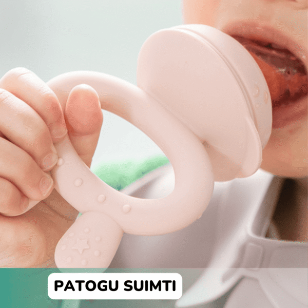 Haakaa šviežio maisto maitintuvas Mini kombo naujagimio žindymas kūdikio žindymas kūdikio primaitinimas kieto maisto maitintuvas mamos pieno maitintuvas Mylu.lt produktai žindymui