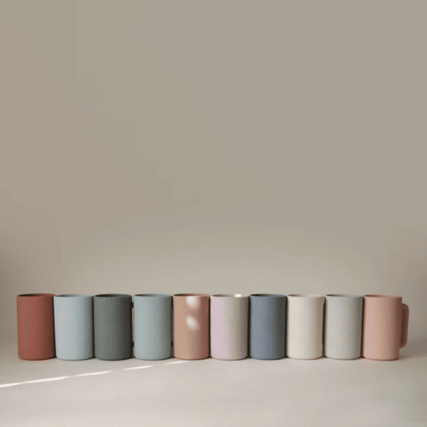 Mushie vonios puodelis mushie skalavimo puodelis Mylu.lt kūdikio higiena vaikų higiena puodelis voniai