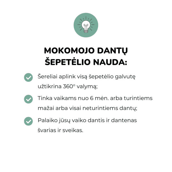 Haakaa 360° silikonins mokomasis dantų šepetėlis kūdikio dantų priežiūra Mylu.lt dantų šepetėliai kūdikiams kūdikio higiena vaikų dantų šepetėlis