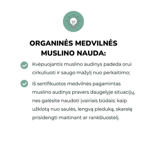 Summerville medvilnės muslino vystyklų rinkinys kūdikio priežiūra vaiko priežiūra apsauga nuo karščio kūdikiams muslinas