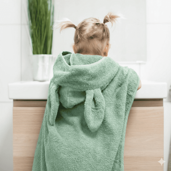 Summerville vaikiškas rankšluostis pončas su gobtuvu