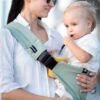 Momsilk nešioklė - sėdynė Momswing (8 - 20 kg) kūdikio nešioklė vaiko nešioklė saugi nešioklė kūdikiui patogi nešioklė kokybiška nešioklė