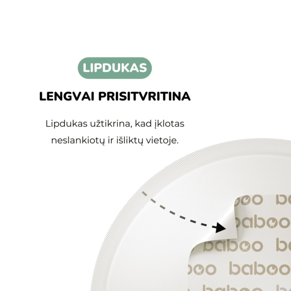 Baboo Premium įklotai į liemenėlę, 60 vnt. klotai žindant pagalba žindant kūdikio žindymas