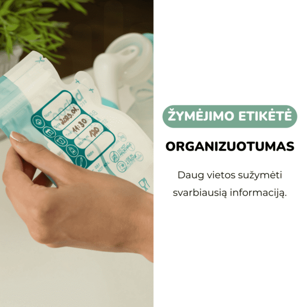 Baboo maišeliai mamos pienui laikyti, 25 vnt, 250 ml maišeliai pieno saugojimui Mylu.lt patarimai žindymui pieno nutraukimas pagalba žindymui