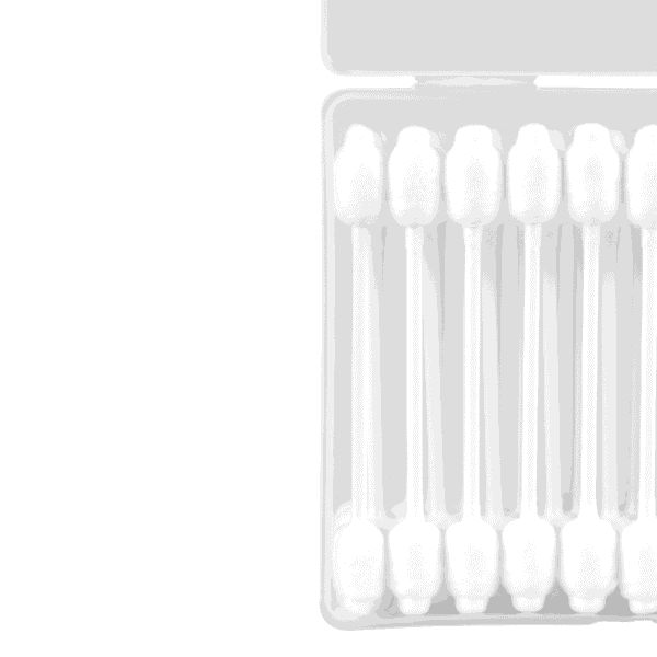 Baboo medvilniniai ausų krapštukai su apsauga, 55 vnt. kūdikio priežiūra naujagimio priežiūra saugūs ausų krapštukai kūdikio higiena